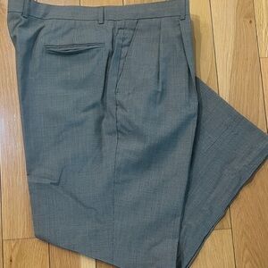 Classic men’s brown tweed dress pants.